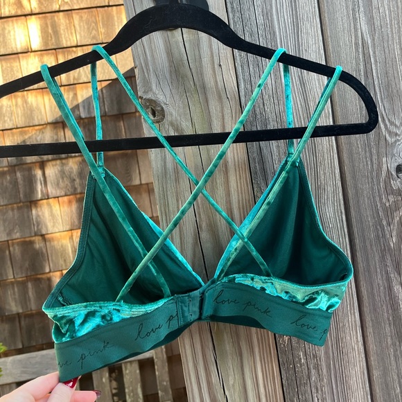 Medium Velvet Strappy Bralette - Picture 2 of 2